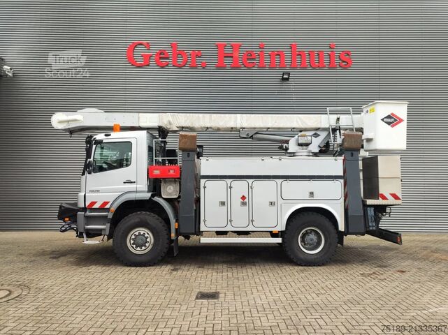 Emelőplatform Mercedes-Benz Axor 1824 4x4 Versalift VO-355-MHI Winch 69 kV ...