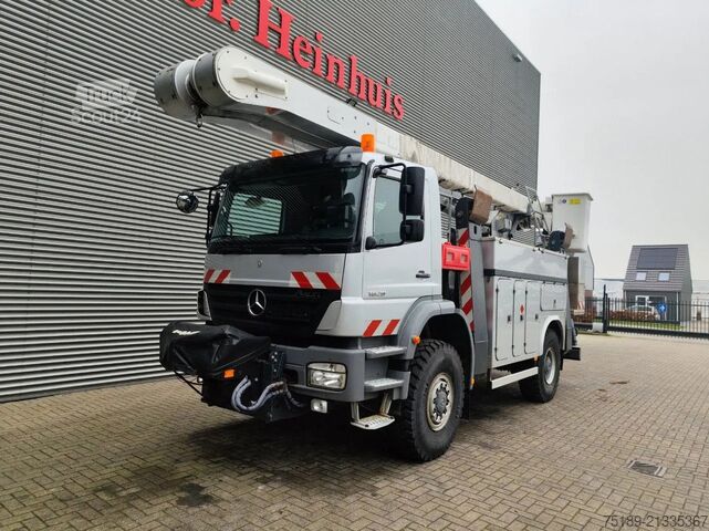 Emelőplatform Mercedes-Benz Axor 1824 4x4 Versalift VO-355-MHI Winch 69 kV ...