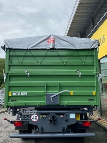 Remorque benne trilibérale Metal-Fach T755 Tandemdreiseitenkipper NEU 18to