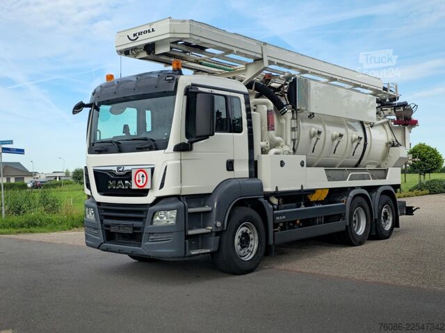 Saugfahrzeug MAN TGS 28/470 KROLLCOMBI K14.0/28P!! SLECHTS 39dkm...