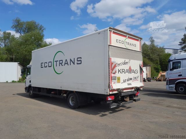 LKW mit Kofferaufbau MAN 12.250 , LBW ,Schaltgetriebe