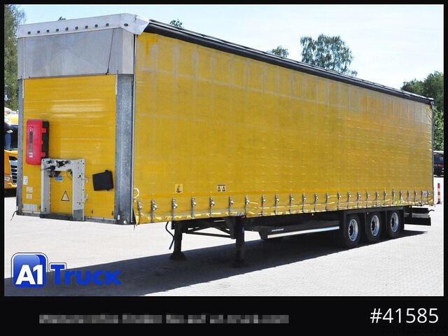 Brandalı açık yarı römork SCHMITZ SCS 24, Mega, Varios, verzinkt, VDI 2700, DC 9.5