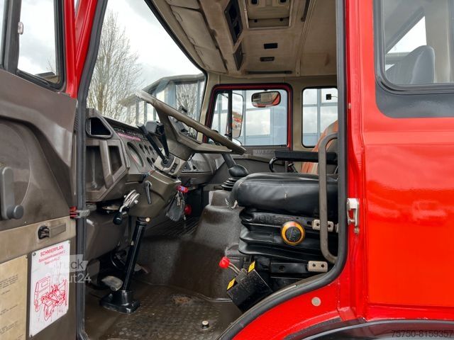 Haakarm vrachtwagen IVECO Magirus Turbo 160-30 AH - Oldtimer- V 8 - Motor