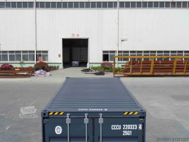 Transportni zabojnik 20 Fuß High Cube Seecontainer / RAL 7016 Lagercontainer / Anthrazit / one Way