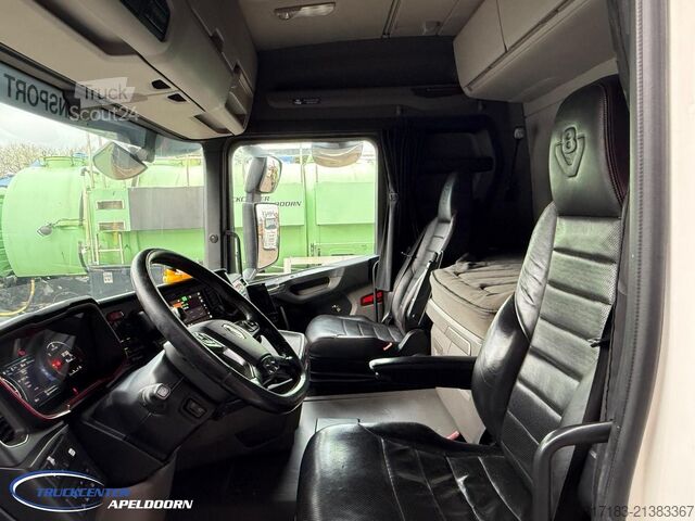 Podwozie z kabiną Scania R580 V8 NGS Retarder, 9000 kg Vooras, PTO, 6x2