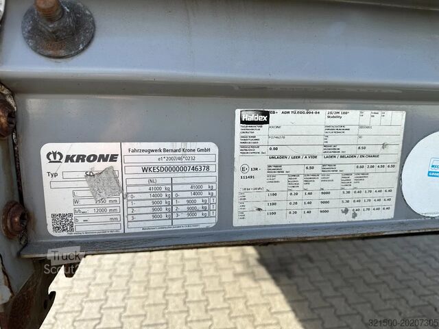Плъзгащи се брезенти Krone SD Schuifzeil -Dak / SAF-Disc / Huckepack