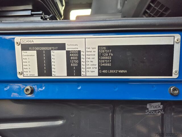 Bőrönd Scania G480