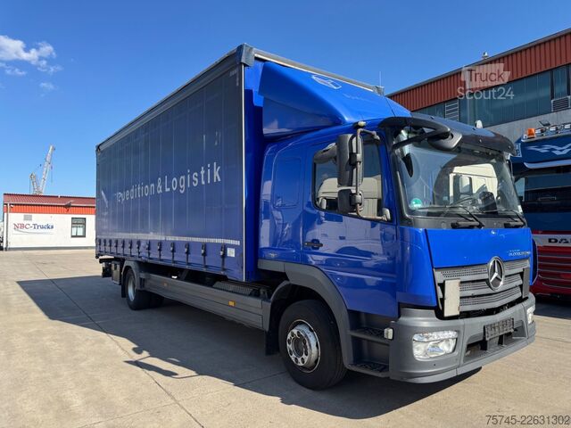 LKW mit Pritsche & Plane MERCEDES-BENZ ATEGO 1530 * SCHLAFKABINE * LBW 2 T *KLIMA *