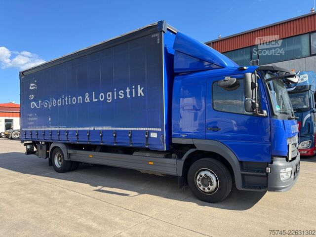 LKW mit Pritsche & Plane MERCEDES-BENZ ATEGO 1530 * SCHLAFKABINE * LBW 2 T *KLIMA *