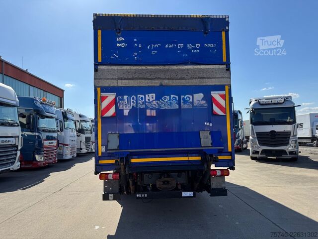 LKW mit Pritsche & Plane MERCEDES-BENZ ATEGO 1530 * SCHLAFKABINE * LBW 2 T *KLIMA *