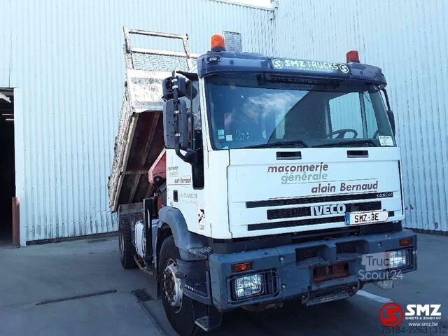 Kipper mit Kran Iveco Eurotrakker 190 E 27 Atlas Ak 1252 A3