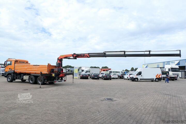 Tippbil MAN 26.480 TGS, Palfinger PK23002-SH, abnehmbar,Funk