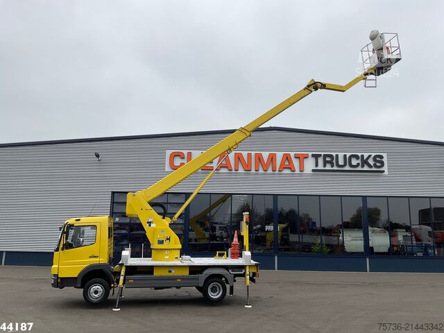 Plate-forme de levage Mercedes-Benz Atego 815 Wumag Elevant 17 meter hoogwerker Jus...