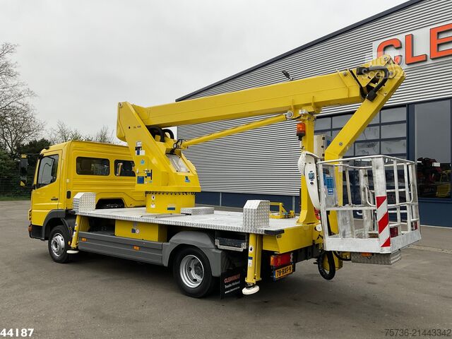 Plate-forme de levage Mercedes-Benz Atego 815 Wumag Elevant 17 meter hoogwerker Jus...
