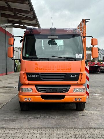 شاحنة مسطحة DAF LF 55.280 4x2 BL Pritsche mit FASSI LK & Glastr.