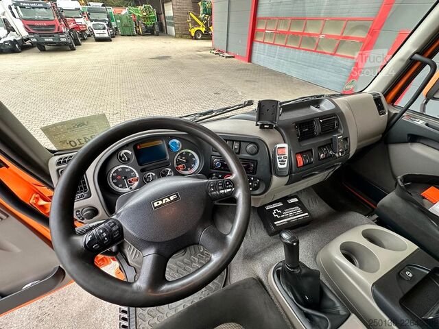 شاحنة مسطحة DAF LF 55.280 4x2 BL Pritsche mit FASSI LK & Glastr.