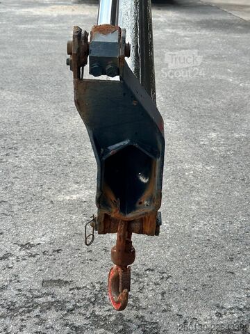 شاحنة مسطحة DAF LF 55.280 4x2 BL Pritsche mit FASSI LK & Glastr.