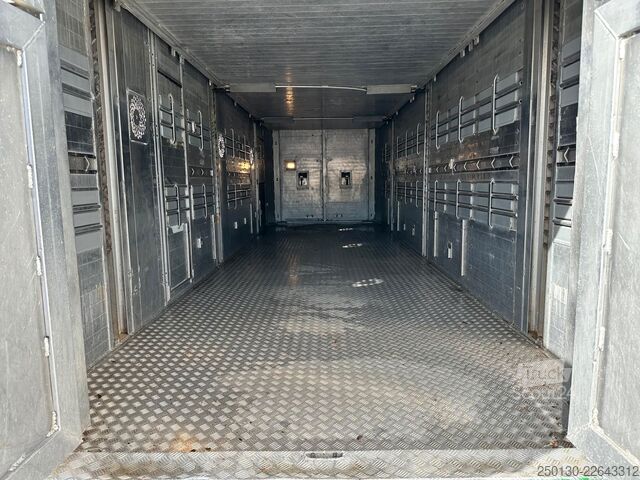 مقطورة نقل الخيول MENKE-JANZEN 2.Stock Viehanhänger * Hubdach* Tränke* 39m²