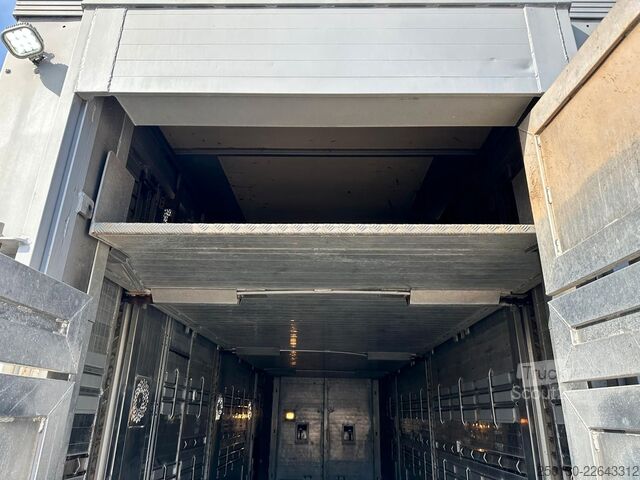 مقطورة نقل الخيول MENKE-JANZEN 2.Stock Viehanhänger * Hubdach* Tränke* 39m²
