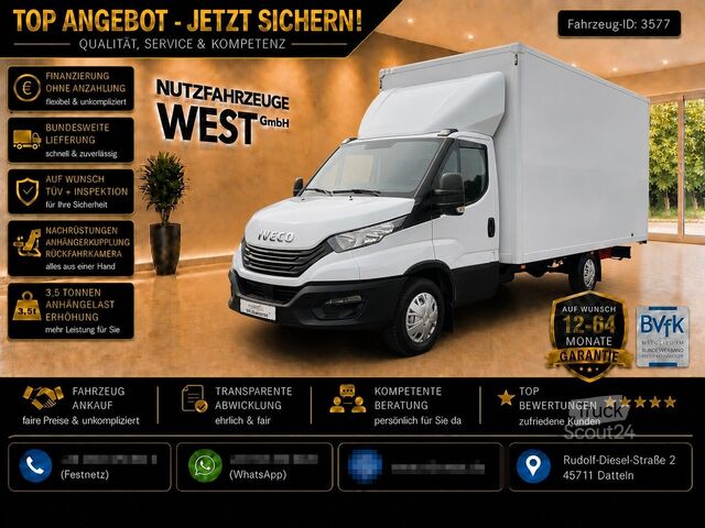 Fourgon tôlé IVECO Daily 35s14 XXL Maxi Koffer *L=5.000mm*Garantie