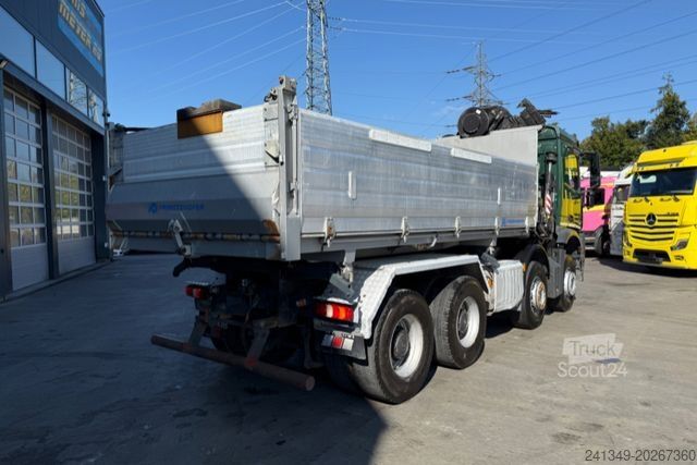 Kipper LKW MERCEDES-BENZ Arocs 3242 8x4 Hiab 166-4