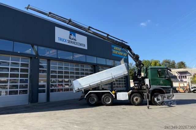 Sklápač MERCEDES-BENZ Arocs 3243 8x4 Hiab 166-4