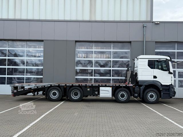 Camion porte-voitures MAN TGS 35.520 8x2H Maschinentransporter Funk* Seil*
