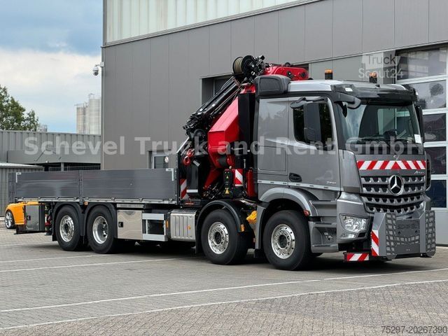 Autolaadkraan MERCEDES-BENZ Arocs 3251 Containerpritsche EFFER 955 JIB Winde