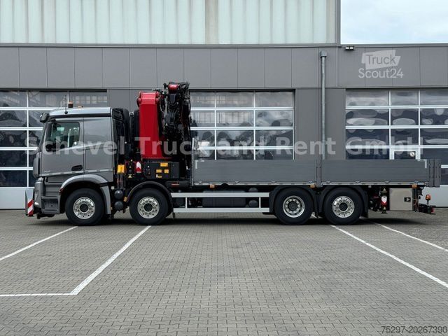 Autolaadkraan MERCEDES-BENZ Arocs 3251 Containerpritsche EFFER 955 JIB Winde