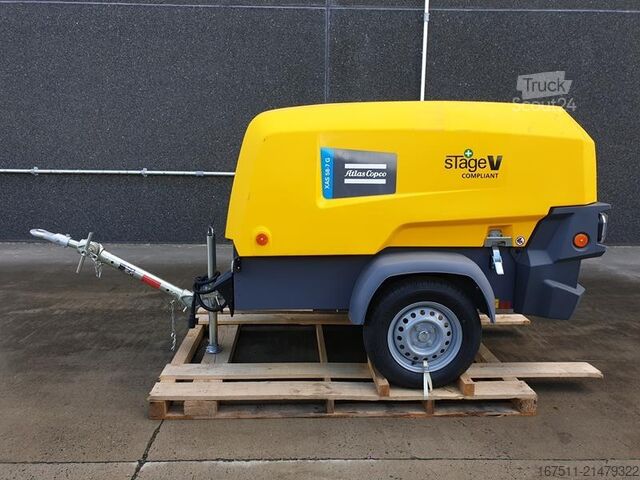 Compressore frigorifero Atlas Copco XAS 58-7 G 6 WHEELS N.B.