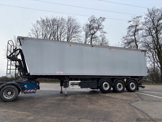 Semi-remorque benne KEMPF Kempf Alukastenmulde 3x9t mit Schleuse, 56 cbm