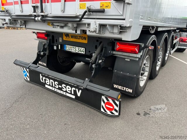 Sklopný návěs WIELTON 55m3 Alu-Kastenmulde Kombitür Weight Master