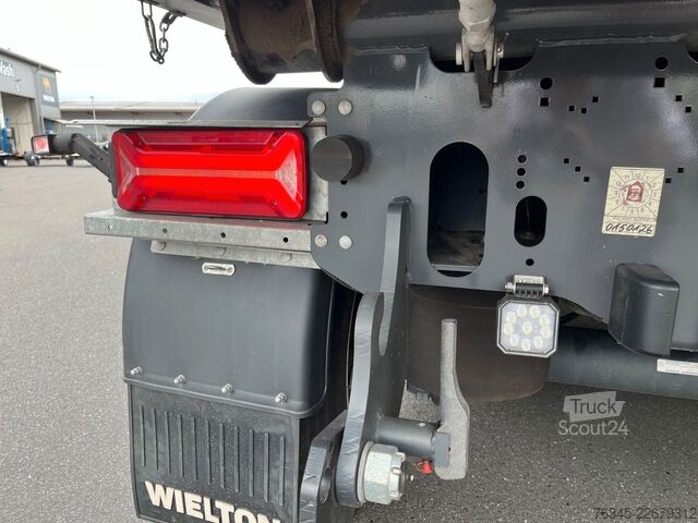 Sklopný návěs WIELTON 55m3 Alu-Kastenmulde Kombitür Weight Master