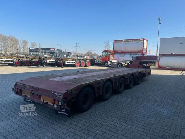 Chargeur bas Broshuis 5ABSD-68/2, FIVE AXLE HYDRAULIC STEERED / 2x  E...