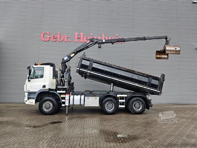 Autokrāna kravas automašīna Ginaf X 3335 410 6x6 HMF 1643Z2 3 Seitenkipper Bordma...
