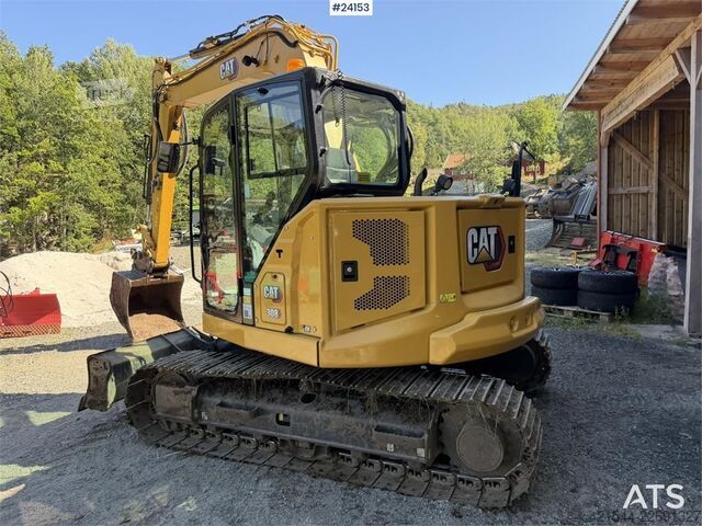 ķēžu ekskavators Caterpillar 308CR excavator for sale with lots of equipment