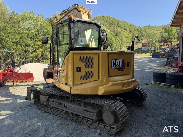 ķēžu ekskavators Caterpillar 308CR excavator for sale with lots of equipment