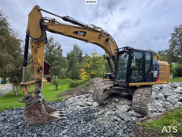 ķēžu ekskavators Caterpillar 318E