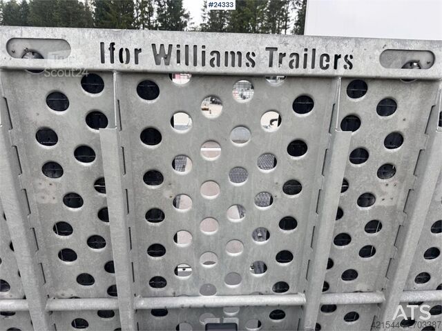 Žemas krautuvas Ifor Williams Machinery Trailer