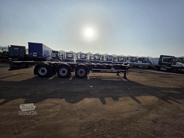 Containervervoer KÖGEL S24-2 | SAF DISC. | LIFT AXLE.