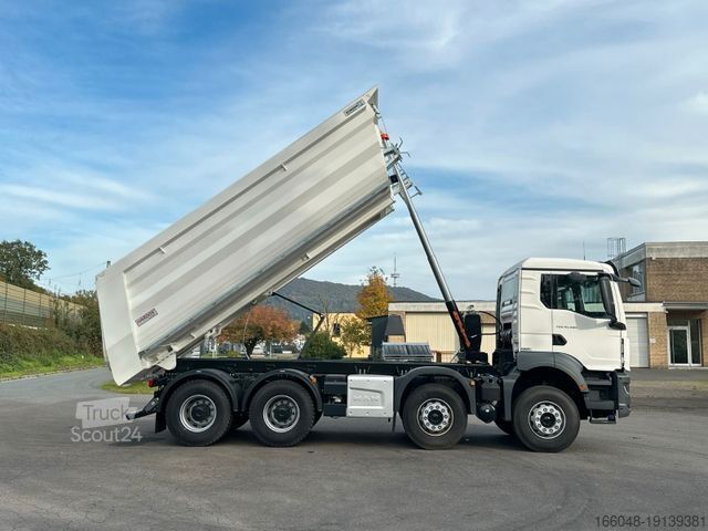 Tipper truck MAN TGS 41.480 BB 8X4 Euromix Mulden Kipper HARDOX