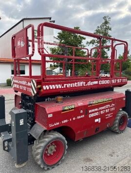 Nacelle à ciseaux MAGNI DS 1218 RT Diesel 12,00 m