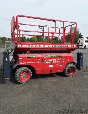 Nacelle à ciseaux MAGNI DS 1218 RT Diesel 12,00 m