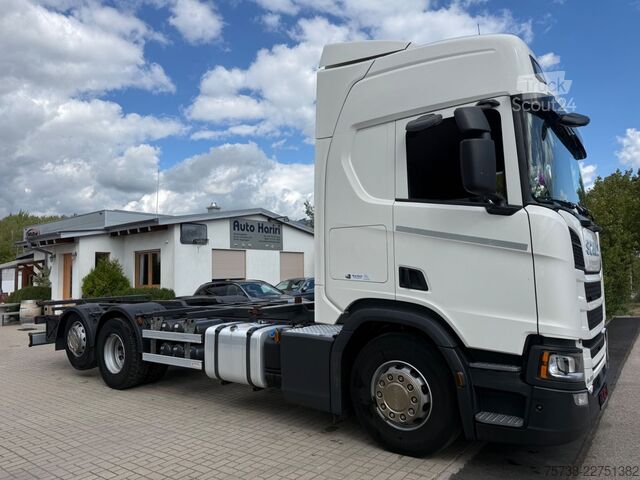 Wechselfahrgestell LKW SCANIA R450 BDF 6x2*4/LENKACHSE/Standklima/2xTank