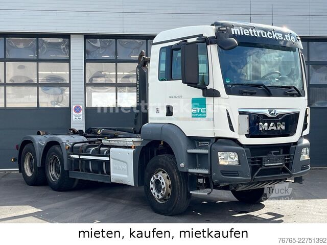 Camion benne à bras amovible MAN 26.470 6x4 Meiller / Miete, Kauf, Mietkauf