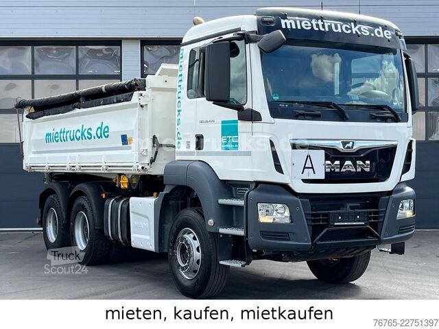 Sklápěcí vůz MAN 26.470 6x4 Meiller Bordmatik Mietkauf 1599 Euro