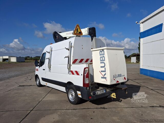 Plate-forme élévatrice sur camion RENAULT MASTER F3500 2.3 DCI 145 - NACELLE KLUBB