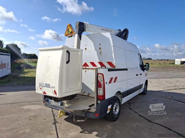 Plate-forme élévatrice sur camion RENAULT MASTER F3500 2.3 DCI 145 - NACELLE KLUBB