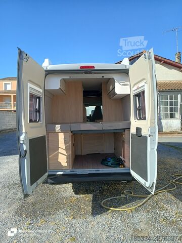 عربة التخييم Fiat Ducato Weinsberg Carabus 2023 | Boîte manuelle | Toit relevable