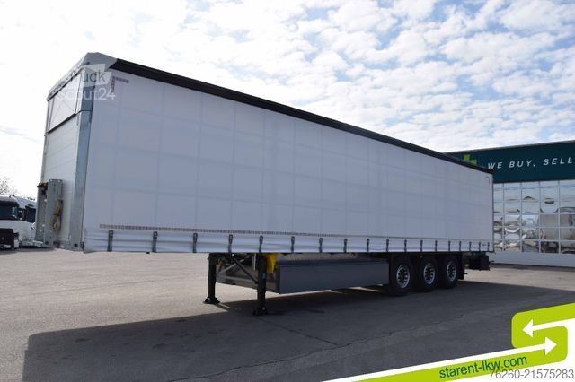 Semi-remorque bâchée SCHMITZ CARGOBULL Hubdach Liftachse Palettenkasten MIETE